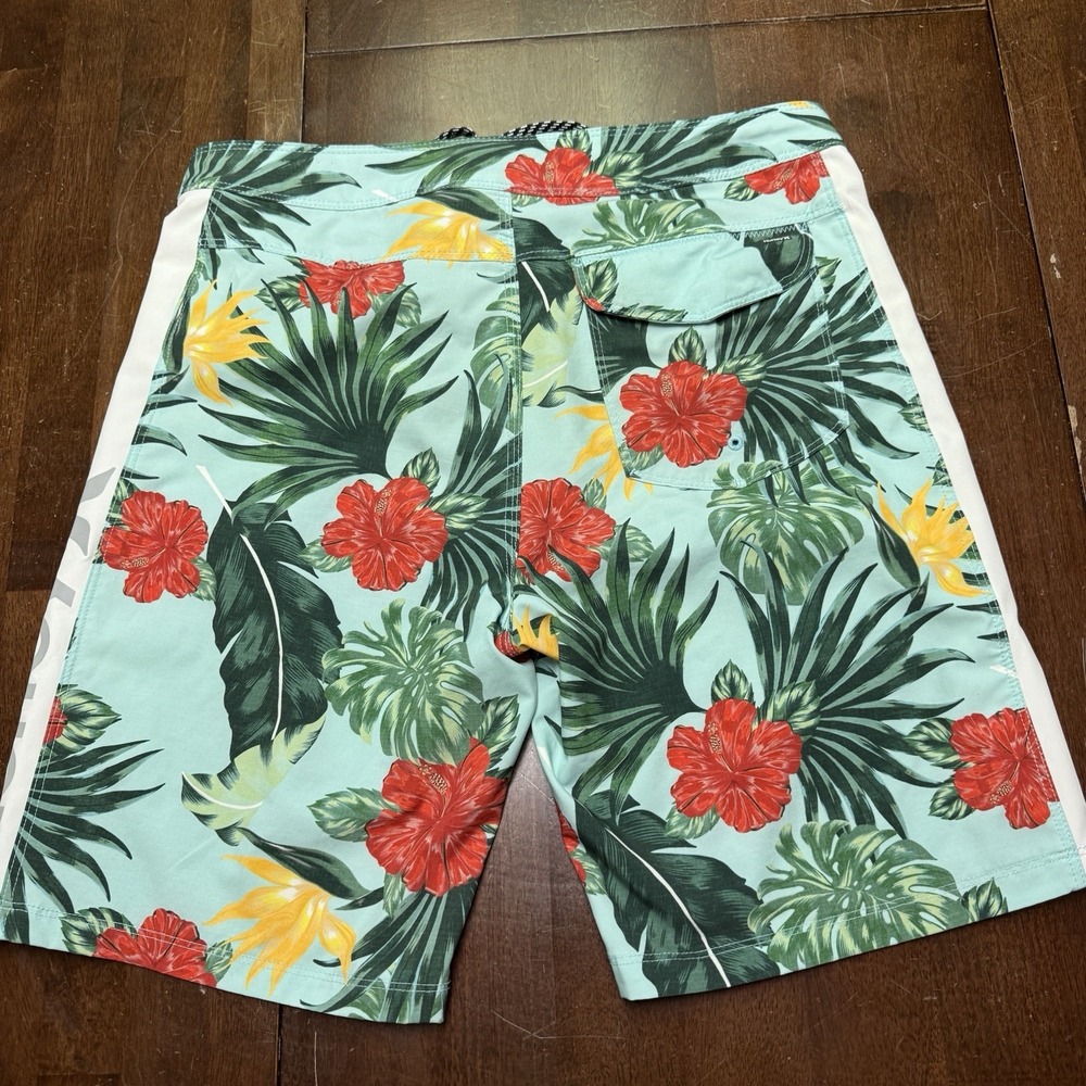 Hurley Phantom Shorts Mens 32 Phantom Beach Board Swim Trunks Tropical Floral - Picture 2 of 8